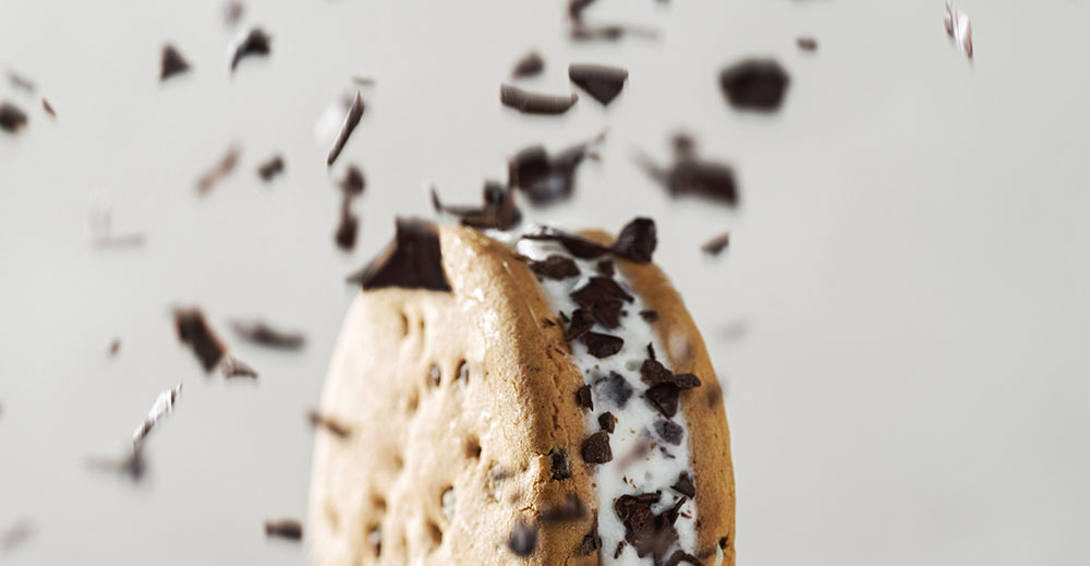 Biscotti gelato alla stracciatella